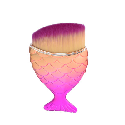 

〖Follure〗Fish Scale Makeup Brush Fishtail Bottom Brush Powder Blush Makeup Cosmetic Brush