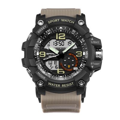 

Men Watch Waterproof Military Digital Analog Quartz Sport for SANDA