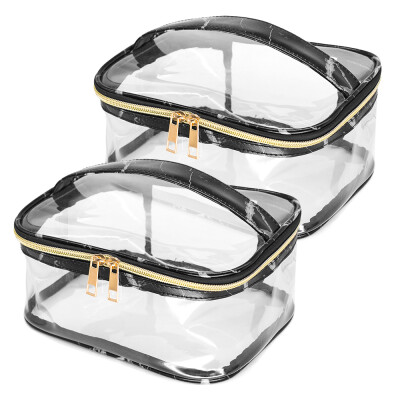 

Portable Makeup Cosmetic Bag Clear Storage Case Transparent Travel Pouch Waterproof Toiletry Organizer