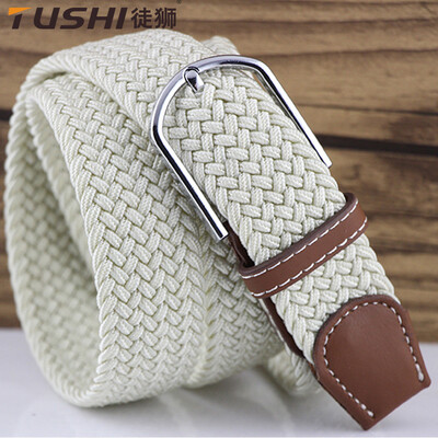 

New elastic braided elastic belt for men&women belt canvas belt