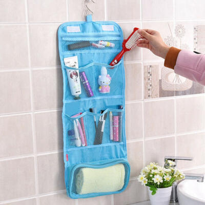 

AU Travel Cosmetic Makeup Bag Toiletry Case Wash Organizer Storage Hanging Pouch