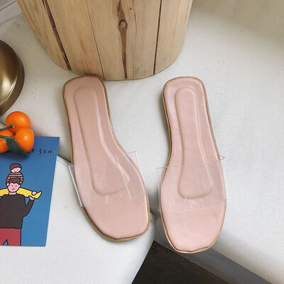 

Transparent sandals for ladies in summer&Korean Edition