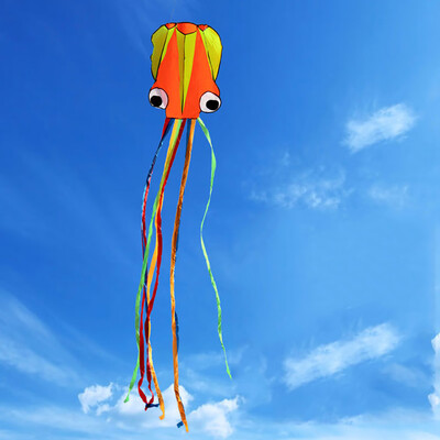

Tailored Large Octopus Long Tail Beach Kites-Perfect Toy for Kids&Adults Outdoor Game