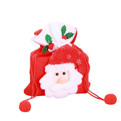 

Christmas Hanging Gift Bags Candy Bags Christmas Handbag Gift Holders Christmas Tree Ornament Pendant Home Decoration