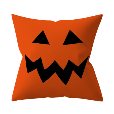 

Happy Halloween Square Pillow Cases Car Sofa Cushion Cover Home Decor