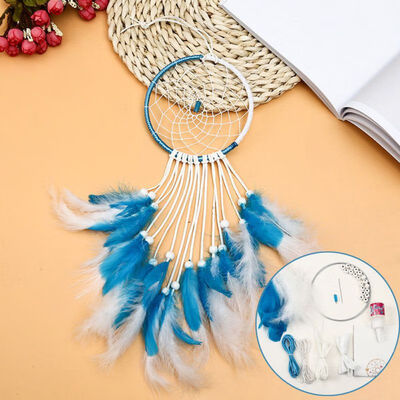 

Home Wall Dream Catcher Indian Style Wind Chimes for Bedroom Decor Wall Hanging Decor for Dream Feather Gift Car DreamCatcher