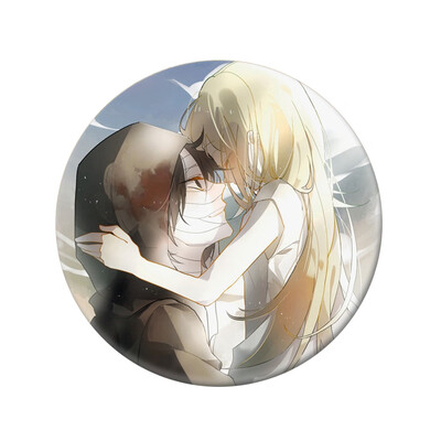 

1pcs Anime Angels of Death Cosplay Badge Cartoon Rachel Gardner Ray Brooch Pins Zack Collection bags Badges for Backpacks