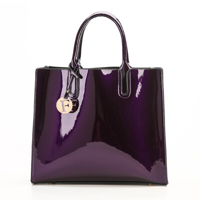 

High Quality Womens PU Leather Handbags Letter Shoulder Crossbody Bag Messenger Bags Brand Glossy Big Tote women bags