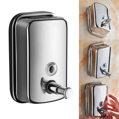 

Siaonvr Stainless Steel Wall Mounted Soap Dispenser BodyHandHair Wash Dispenser