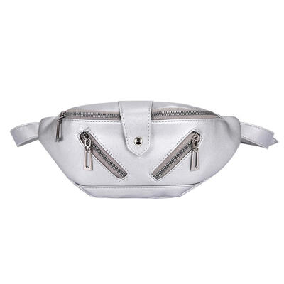 

Casual PU Leather Fanny Pack Waist Bag Women Messenger Belt Mini Chest Bag