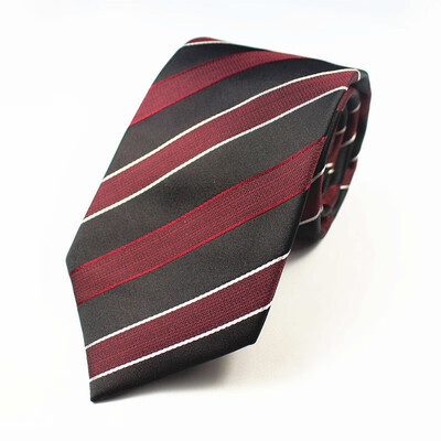 

High-grade yarn-dyed jacquard silk executive tie manufacturers design custom mens silk silk tie wholesale