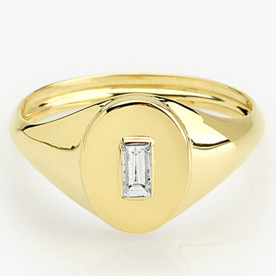 

Gold Retro Micro Inlaid Luxury Square White Zircon Rings For Women Trendy Jewelry