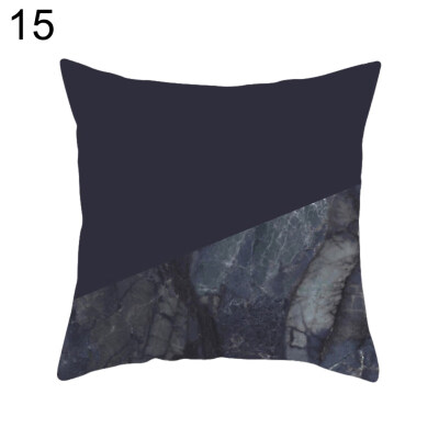 

Color Block Teardrop Triangle Geometric Pillow Case Cushion Cover Sofa Car Decor