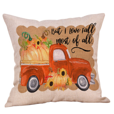 

〖Follure〗Halloween Home Car Bed Sofa Decorative Letter Pillow Case Cushion Cover