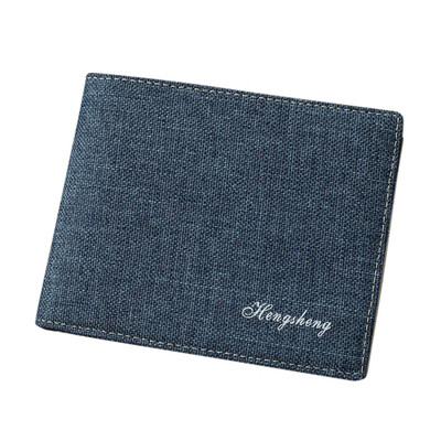 

Maison Fabre wallet Men Blocking Short Denim wallet women Card Holder Purse With Coin Pocket