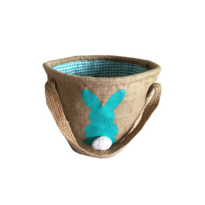 

〖Follure〗Easter Egg Basket Child Bunny Burlap Bag Carrying Candy&Holiday Party Gifts