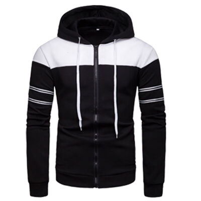 

Men Winter Slim Fit Hoodie Warm Hooded Sweatshirt Coat Jacket Outwear Sweater