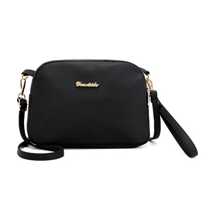 

Chaohuan version of 100-pack nylon Oxford bag portable change mother bag oblique lady canvas bag