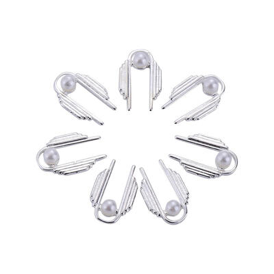 

10pcs Elegant 3D U Shaped Pearl Nail Art Charms Manicure Nails Studs Decor