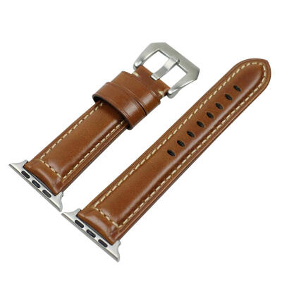 

Leather Adjustable Watch Band Bracelet Wrist Strap for iWatch Series 4 44mm