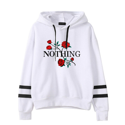 

Sweatshirt Womens Autumn Nothing Print Hoodie