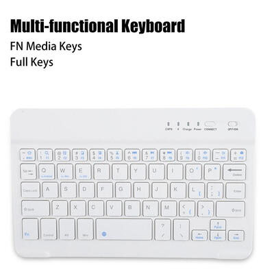 

Greensen 7in Scissors Feet Design Ultra Slim Bluetooth Keyboard Smooth Typing for AndroidiOSWindows