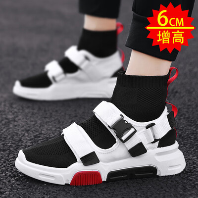

Mens shoes summer trend Joker high canvas socks shoes autumn leisure Korean fashion shoes