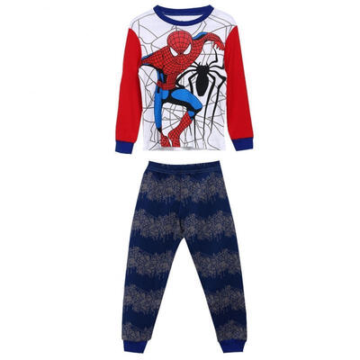 

Spiderman Outfit Baby Boy Cotton Pajama Kids Long Sleeve T-shirtPants Sleepwear