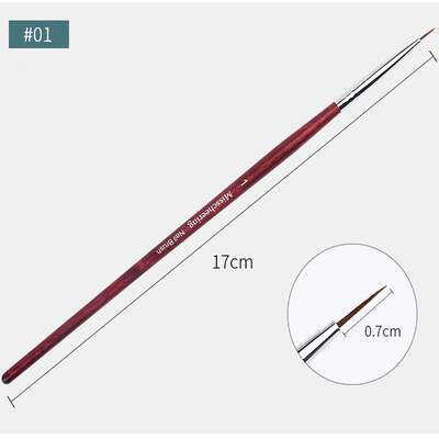 

Toponeto 1pcs Nail Art Dotting Manicure Painting Drawing Polish Brush Pen Tool