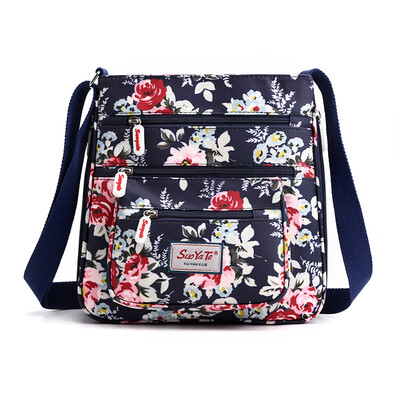 

Business Bag Printing Slant Bag Nylon Oxford Cloth Middle-aged Mother Bag Canvas Bag Girl Receiving Wallet