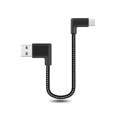 

Right Angled USB C Cable 3m 24A 90 Degree Braided Type C Sync Date Cable For Galaxy S10S9S8S8 MacBook IPad Pro 2018-3m