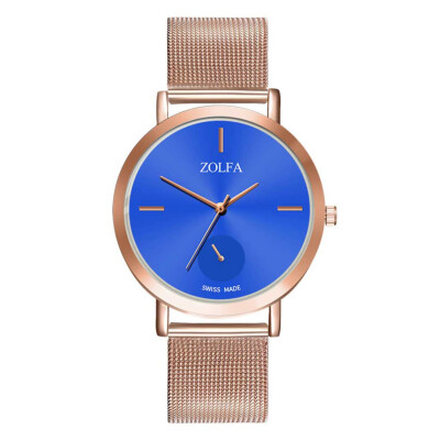 

Casual Women Watches 2019 Hot Sale Dial Ladies Quartz Wristwatch Business Rose Gold Alloy Strap Clock Gift Relogio Feminino