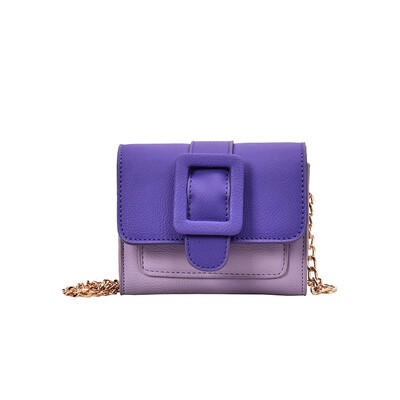 

Qiao Bani 2019 new South Korea ins fashion net red contrast color Cambridge bag trend street shot shoulder diagonal female bag
