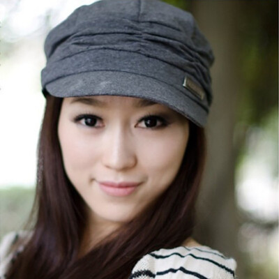 

New Korean version flat-top hat 100 folded berets sunshade female hat fashion painter hat duck tongue hat wholesale