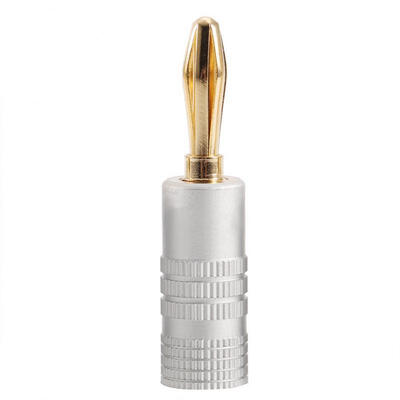 

Greensen 6 Pcs Gold-Plated 4mm Speaker Wire Connector Adapter Banana Plug Solder Free