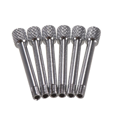 

6pcs Electric Guitar Tremolo Bridge Saddle Clamp Lock String Screw Guitar Parts Accessories