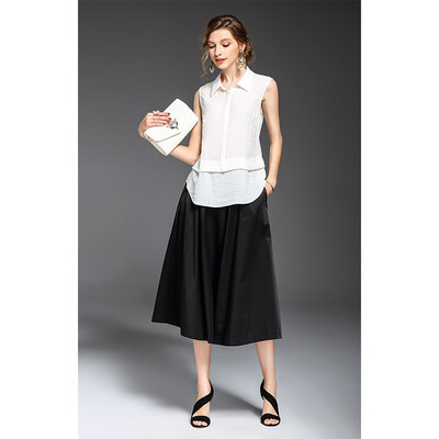 

inHIM Sleeveless tops Womens summer shirts Sleek minimalist 17398
