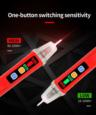 

UNI-T UT12A UT12B UT12C UT12D Non-contact Induction Test Pencil Voltage Detectors Tester Meter Testing Pen AC 90V-1000V