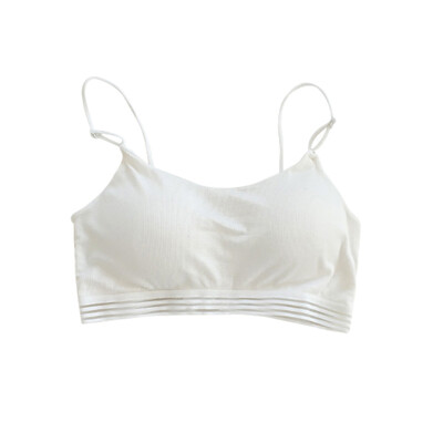 

new gkfnmt Crop Top Women Halter Women Camisole Summer Sleeveless Lace Cotton Off Shoulder Slim Solid Color Sexy Strap top Tube
