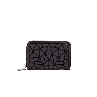 

LOVEVOOK women wallets purses for ladies longshort card horder female clutch Money Clip Zipper geometric bag Luminous color