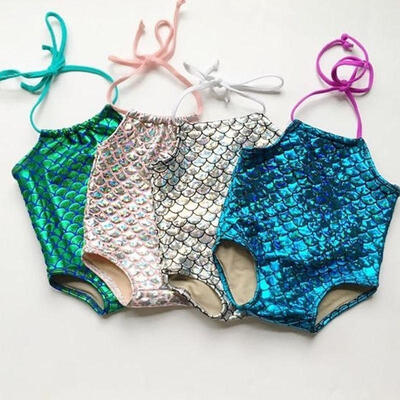 

Baby Girl Kids Mermaid Bikini Swimwuit Swimwear Bathing Suit Costume