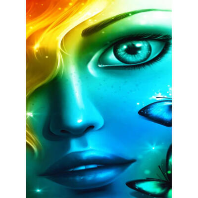 

5D DIY Full Drill Diamond Painting Fantasy Eyes Cross Stitch Embroidery Kit