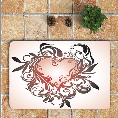 

Gobestart Romantic Valentines Day Area Rug Mat For Living Dining Dorm Room Bedroom Home
