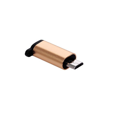 

Type-C USB C Female to Micro USB Male Adapter Mobile Phone Connector Convertor Data Adapter for Huawei Xiaomi SamsungGolden