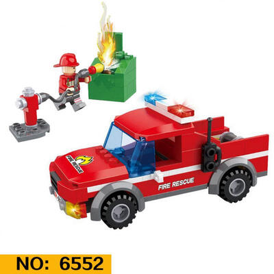

Building Blocks City Fire Rescue Educational Toys For Children 5 Years And Over