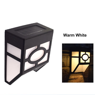

Solar Powered Wall Lamp Water-resistant Solar Light 2 LEDs Outdoor Lighting for Walkway Yard Garden Courtyard