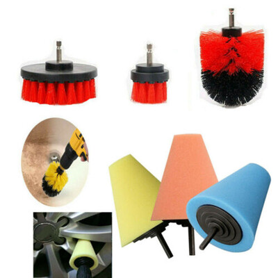 

Multi Purpose Drill Brushes Sponge Polishing Pads Power Scrubber Cleaning Kit