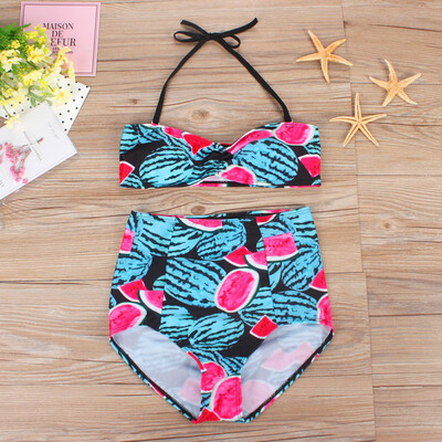 

Roseonmyhand Sexy Womens Printing Bikini Set Push Up Padded Bra Swimsuit Suit Swimwear Beach