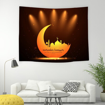

Gobestart Muslim Ramadan Festival Tapestry Fabric Home Wall Paintings