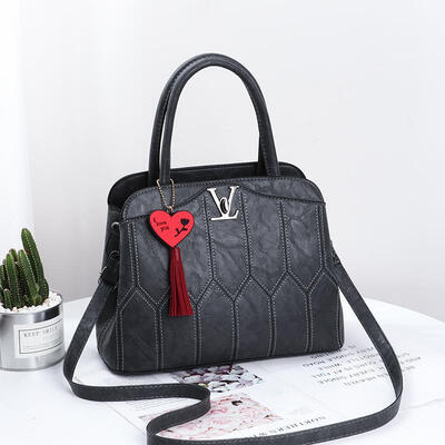 

Ladies bag 2019 new European&American big bag elegant fashion trend handbag shoulder handbag